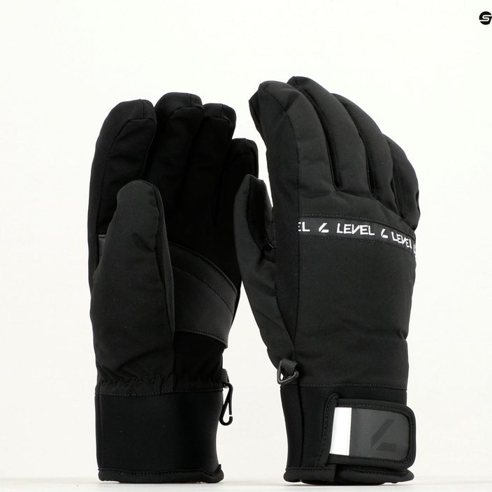 Pánske lyžiarske rukavice Level Hawk black 8