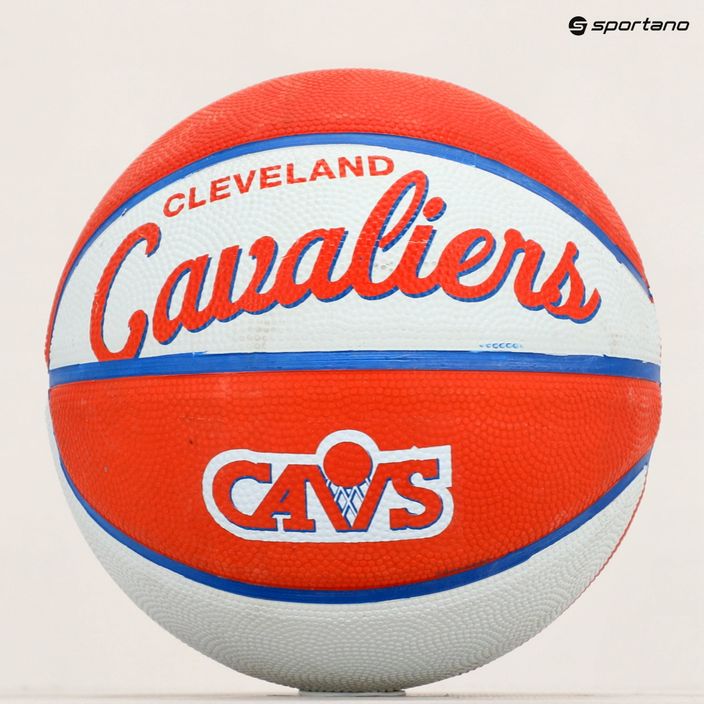 Wilson NBA Team Retro Mini Cleveland Cavaliers basketbal červený WTB3200XBCLE veľkosť 3 5