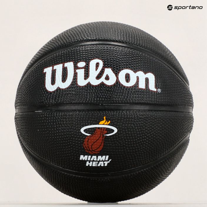 Wilson NBA Tribute Mini Miami Heat basketbal WZ4017607XB3 veľkosť 3 9