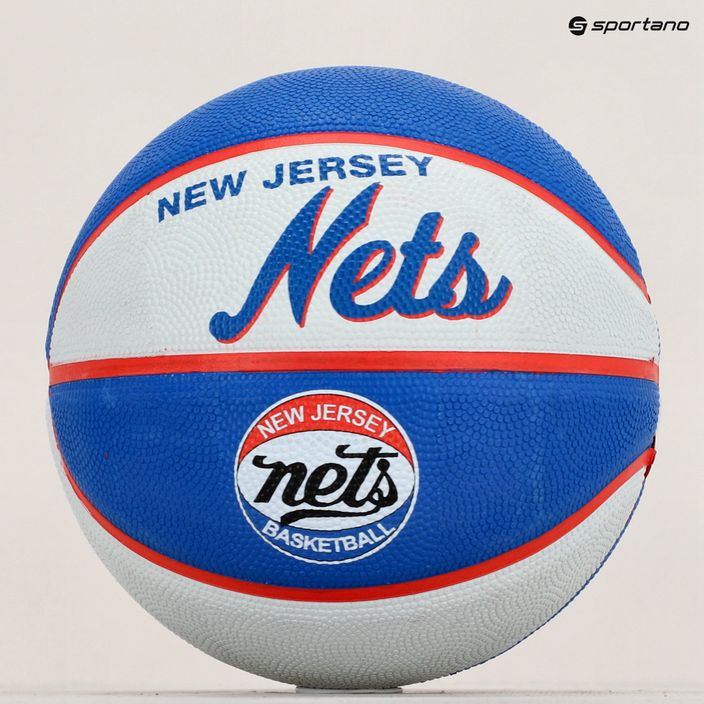 Wilson NBA Team Retro Mini Brooklyn Nets basketbal modrý WTB3200XBBRO veľkosť 3 5