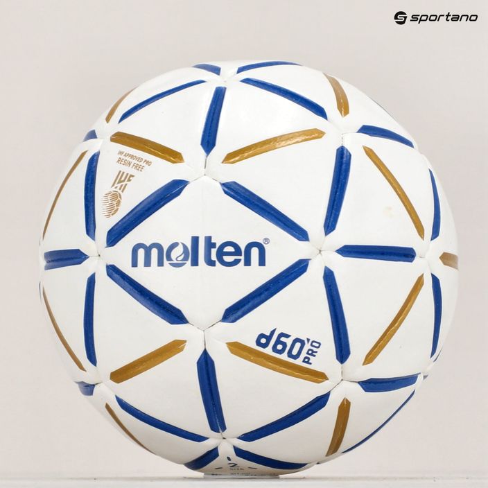 Molten handball H3D5000-BW d60 PRO IHF-2 modrá/biela veľkosť 2 4