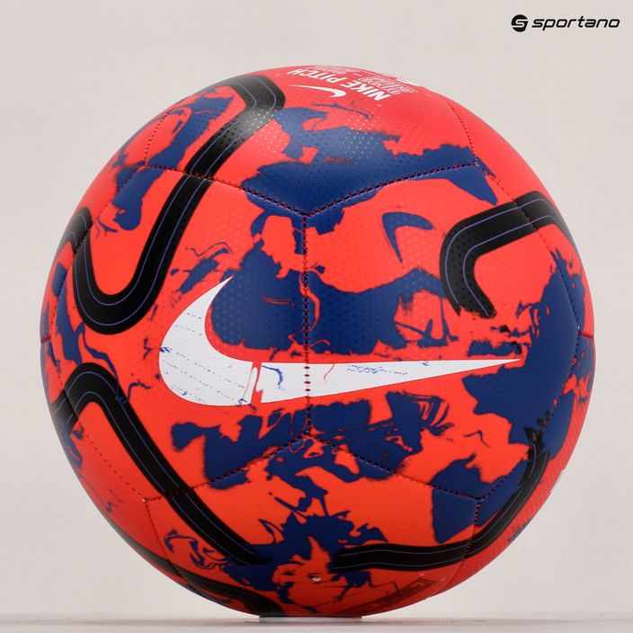 Futbalová lopta Nike Premier League Pitch university červená/kráľovská modrá/biela veľkosť 5 8