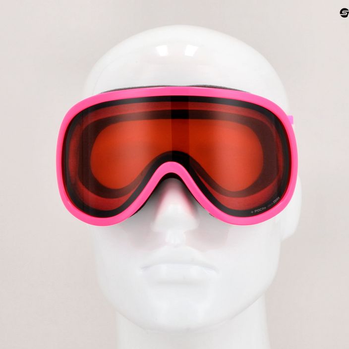 Detské lyžiarske okuliare POC POCito Retina fluorescent pink 10