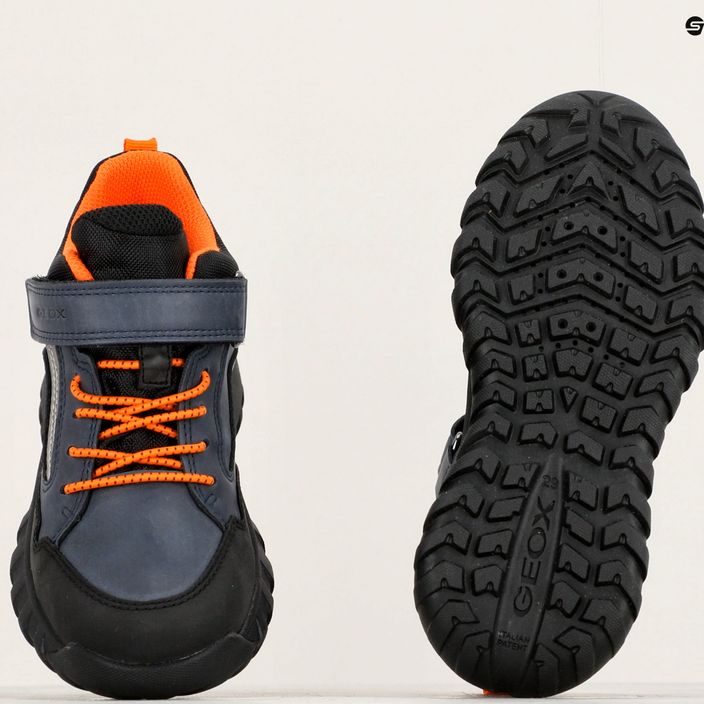 Juniorská obuv Geox Simbyos Abx navy/blue/orange 8