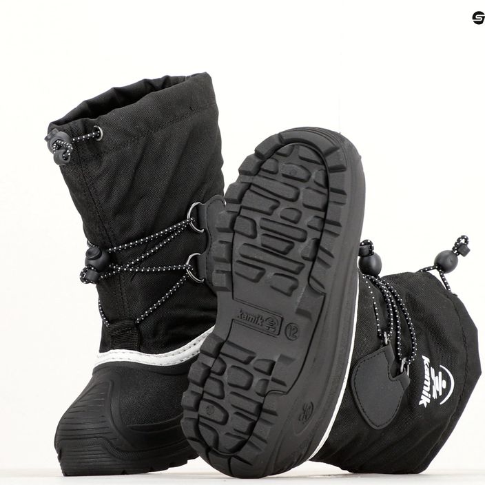 Detské trekové topánky Kamik Southpole4 black/white 10