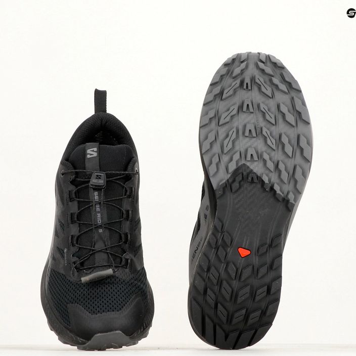 Pánska bežecká obuv Salomon Sense Ride 5 GTX black/magnet/black 11