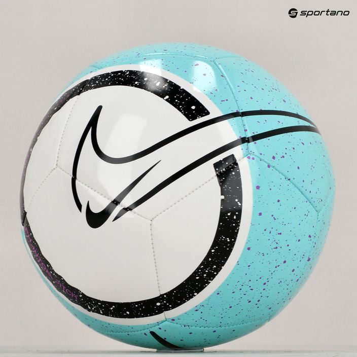 Futbalová lopta Nike Phantom HO23 hyper turquoise/white/fuchsia dream/black veľkosť 4 5