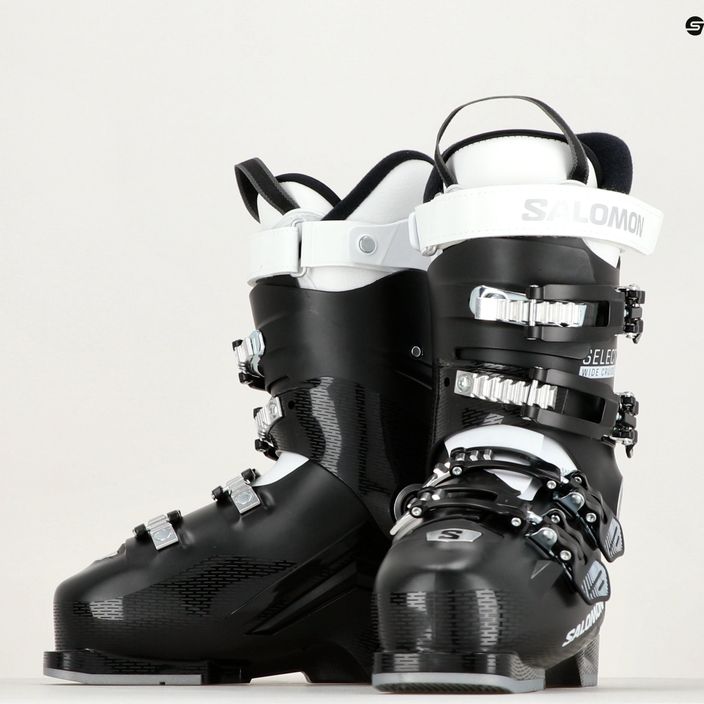 Dámske lyžiarske topánky Salomon Select Wide Cruise 60 W black/white/white 9
