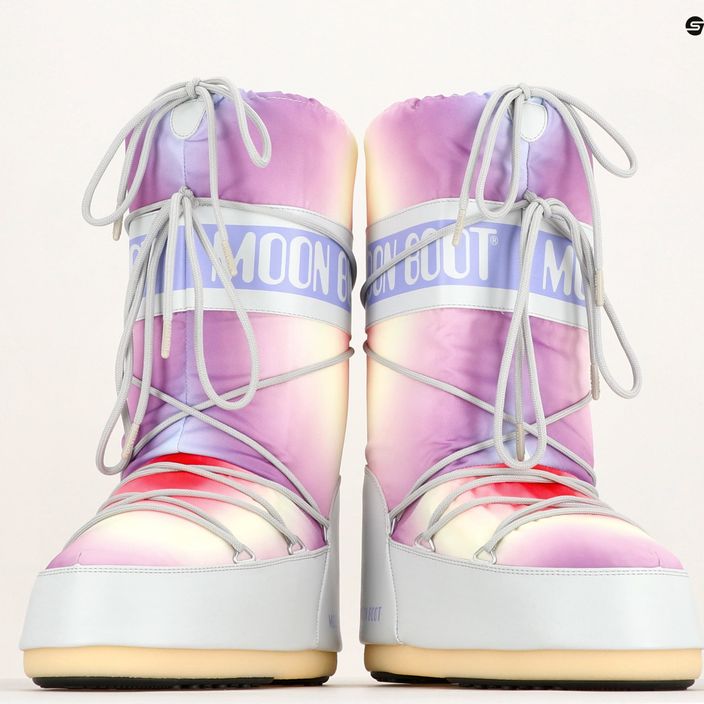 Dámske snehové topánky Moon Boot Icon Tie Dye glacier grey 13