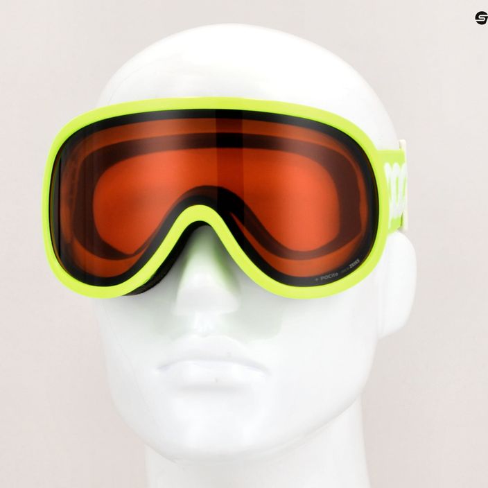 Detské lyžiarske okuliare POC POCito Retina fluorescent yellow/green 6