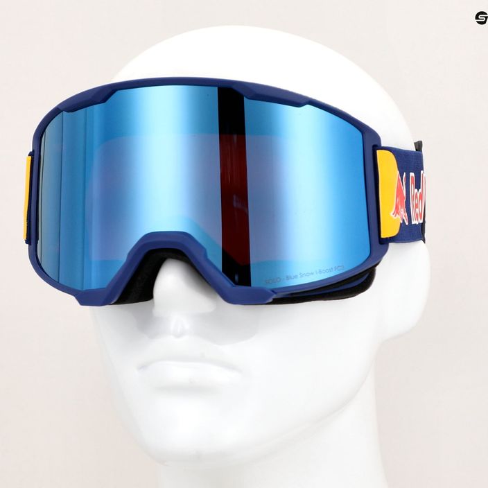 Lyžiarske okuliare Red Bull SPECT Solo S3 tmavo modré/modré/fialové/modré zrkadlo 4