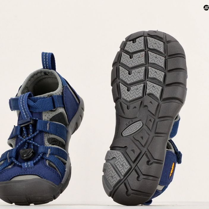 Detské trekingové sandále KEEN Seacamp II CNX blue depths/gargoyole 14