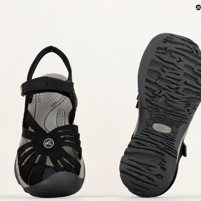 Dámske trekingové sandále KEEN Rose black/neutral grey 15