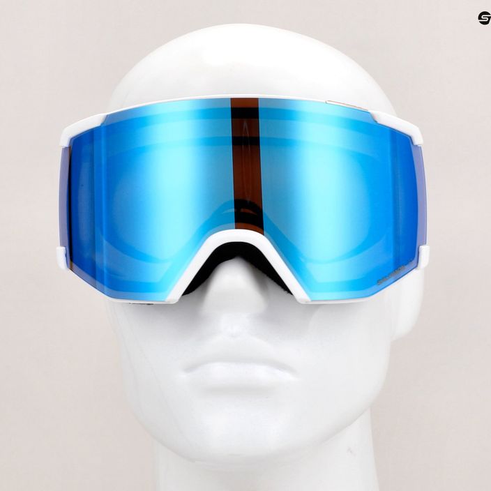 Lyžiarske okuliare Salomon S/View white/mid blue 3