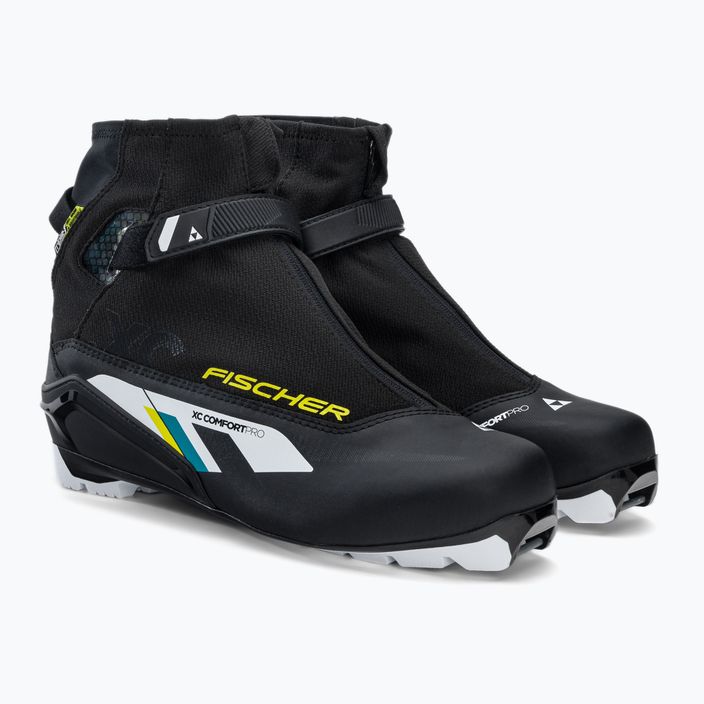 Topánky na bežecké lyžovanie Fischer XC Comfort Pro čierno-žlté S292 4
