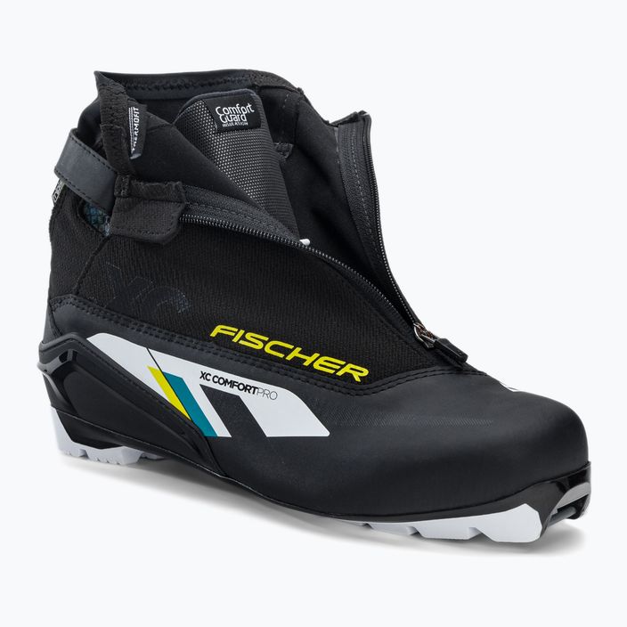 Topánky na bežecké lyžovanie Fischer XC Comfort Pro čierno-žlté S292 6