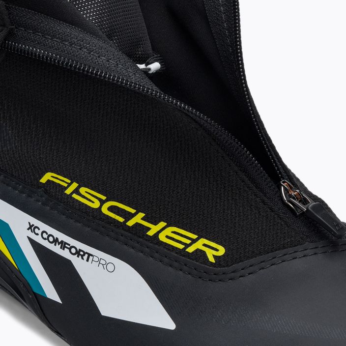 Topánky na bežecké lyžovanie Fischer XC Comfort Pro čierno-žlté S292 10