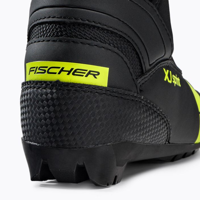 Detské topánky na bežecké lyžovanie Fischer XJ Sprint čierno-žlté S4821,31 9