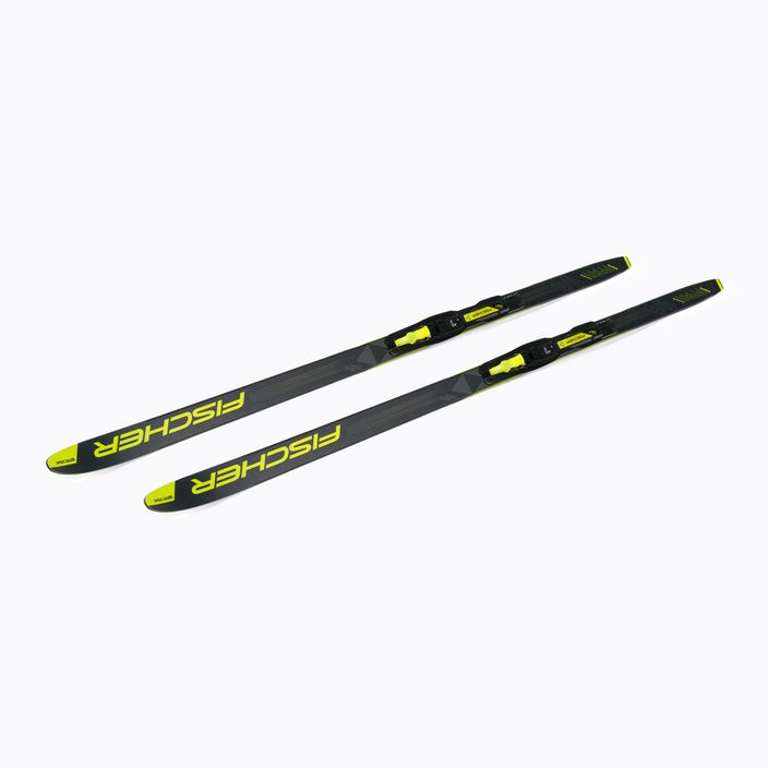 Detské bežecké lyže Fischer Sprint Crown + Tour Step-In black/yellow NP6319V 4