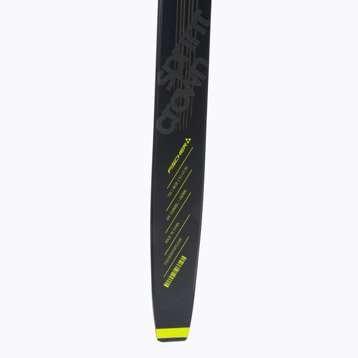 Detské bežecké lyže Fischer Sprint Crown + Tour Step-In black/yellow NP6319V 7