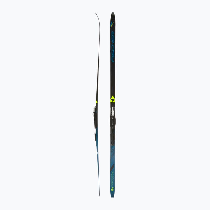 Bežecké lyže Fischer Fibre Crown EF Mounted black/blue 2