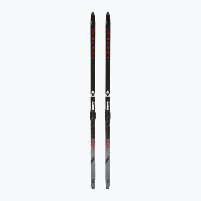 Fischer Sports Crown EF Mounted bežecké lyže čierno-strieborné NV4422