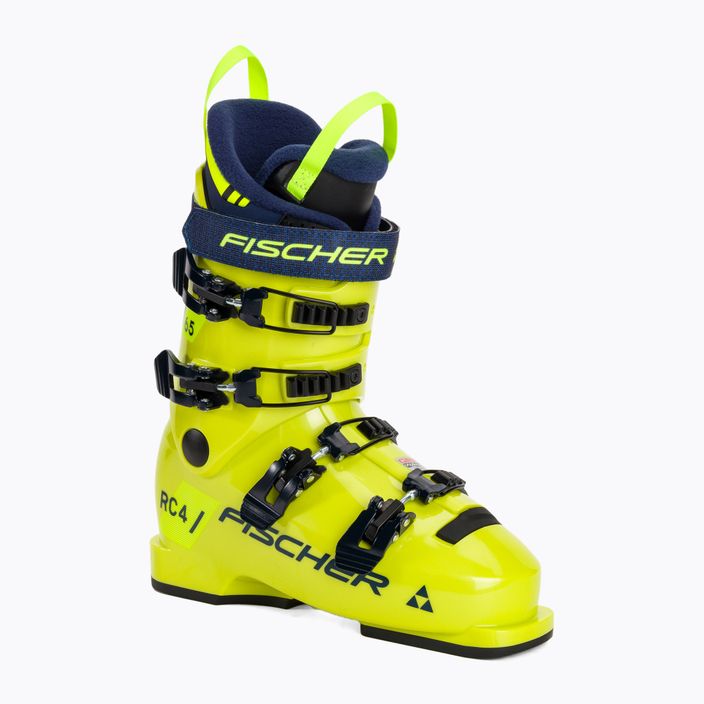 Detské lyžiarske topánky Fischer RC4 65 JR yellow/yellow