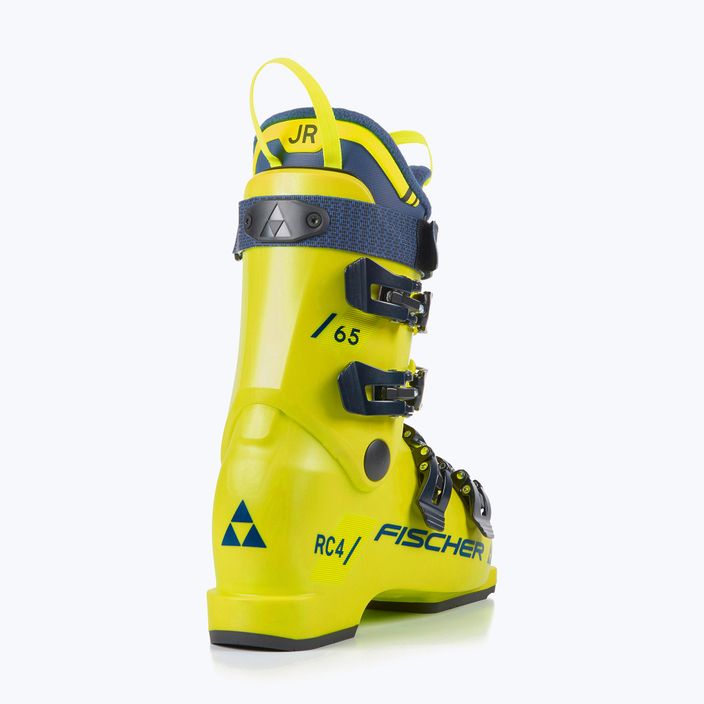 Detské lyžiarske topánky Fischer RC4 65 JR yellow/yellow 9