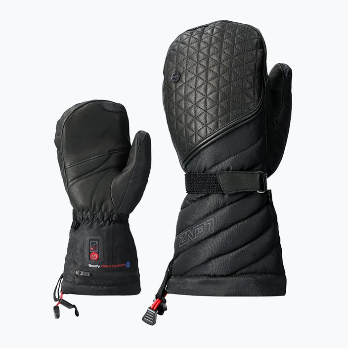 Dámske vyhrievané lyžiarske rukavice Lenz Heat Glove 6th Finger Cap Mittens black 126 7