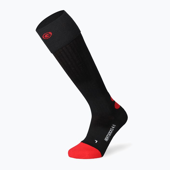 Lenz Heat Sock 4.1 Toe Cap lyžiarske ponožky čierne 165 5