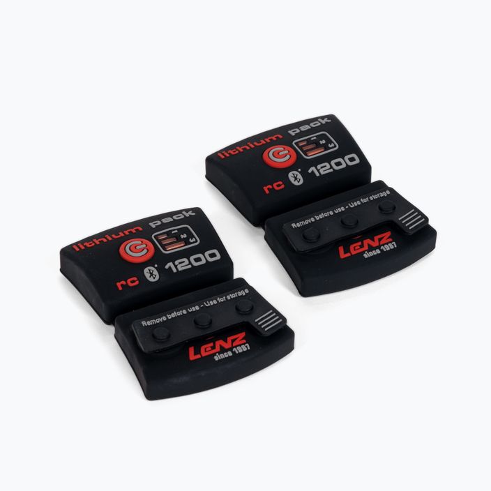 LENZ Set Heat Sock 5.0 Toe Cap + Lithium Pack RCB black 1200 8