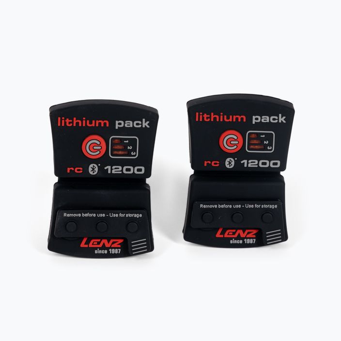 LENZ Set Heat Sock 5.0 Toe Cap + Lithium Pack RCB black 1200 9