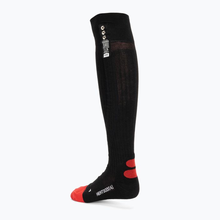 Lenz Heat Sock 4.1 Toe Cap lyžiarske ponožky čierne 165 2