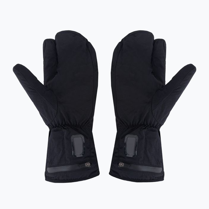 Vyhrievané lyžiarske rukavice Lenz Heat Glove 8. Finger Cap Lobster čierno-žlté 127 7