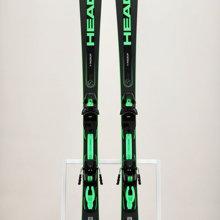 Zjazdové lyže HEAD Supershape e-Magnum SW SF-PR + PRD 12 black/neon green 7