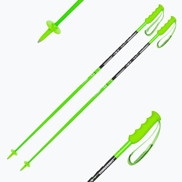 Komperdell Nationalteam lyžiarske palice 18 mm zelené 1344201-48 6