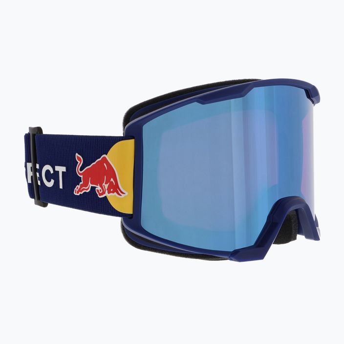 Lyžiarske okuliare Red Bull SPECT Solo S3 tmavo modré/modré/fialové/modré zrkadlo