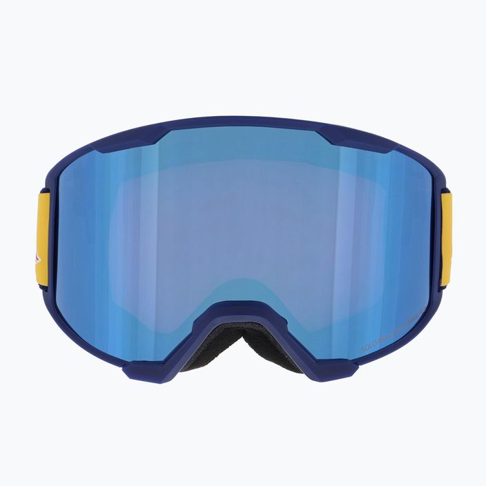 Lyžiarske okuliare Red Bull SPECT Solo S3 tmavo modré/modré/fialové/modré zrkadlo 2