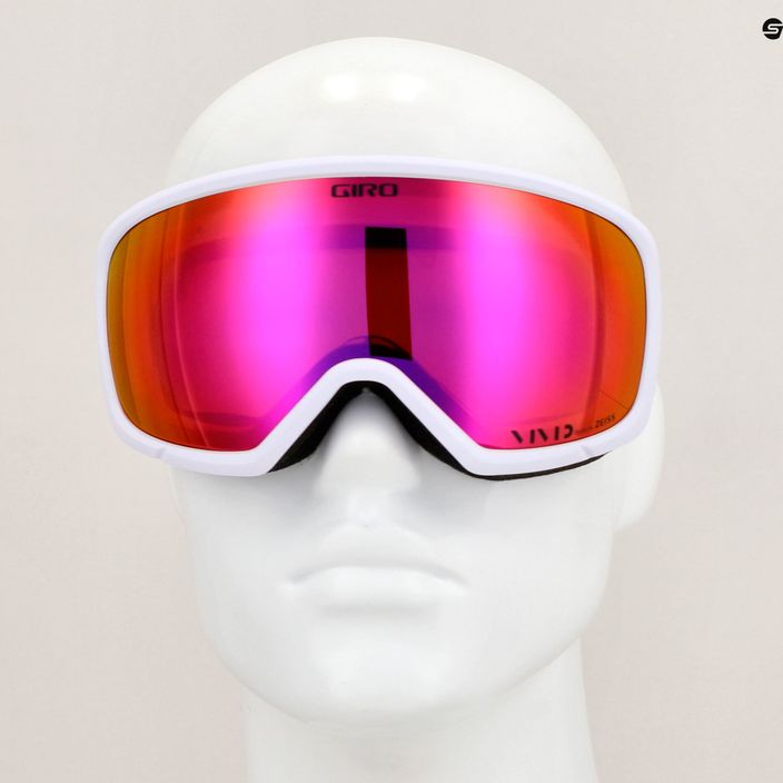Dámske lyžiarske okuliare Giro Millie white core light/vivid pink 10