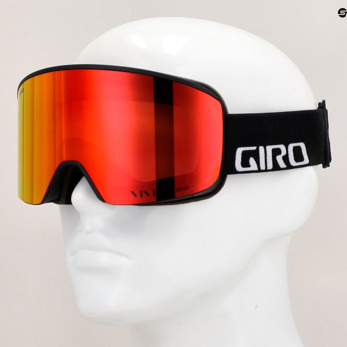 Lyžiarske okuliare Giro Axis black wordmark/ember/infrared 9