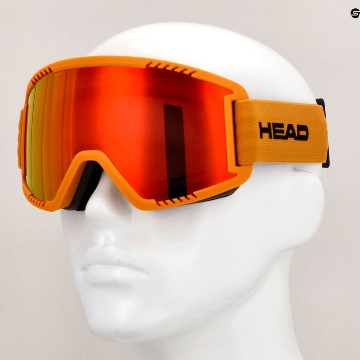Lyžiarske okuliare HEAD Contex red/sun 6