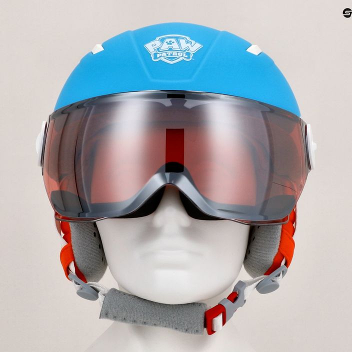 Detská lyžiarska prilba HEAD Mojo Visor Paw blue 8