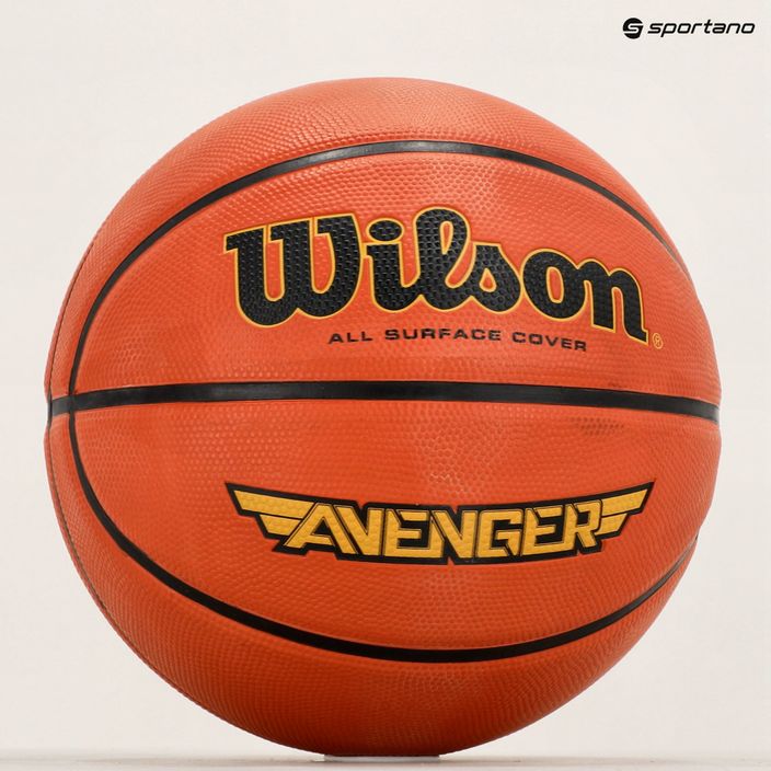 Basketbalová  lopta Wilson Avenger 295 oranžová veľkosť 7 7