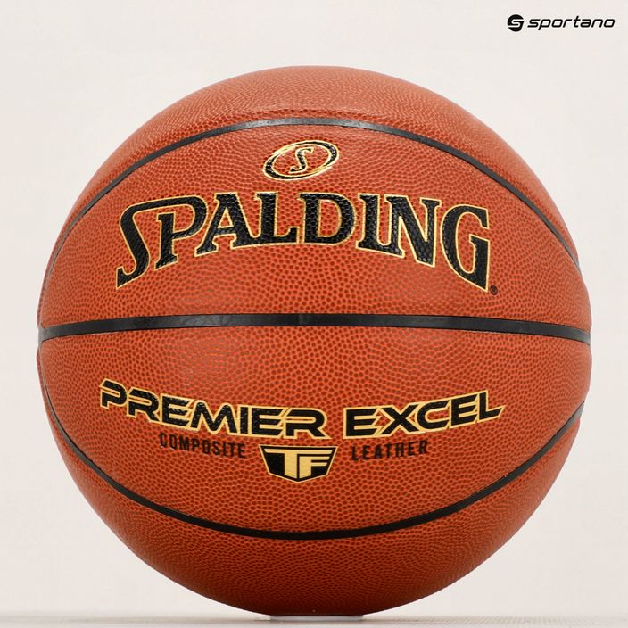 Spalding Premier Excel basketbal oranžová veľkosť 7 5