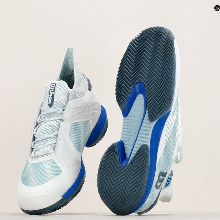 Pánska tenisová obuv Wilson Kaos Rapide STF Clay white/sterling blue/china blue 10