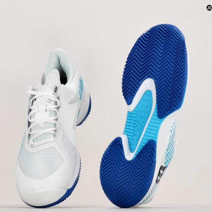 Pánska tenisová obuv Wilson Kaos Swift 1.5 Clay white/blue atoll/lapis blue 8