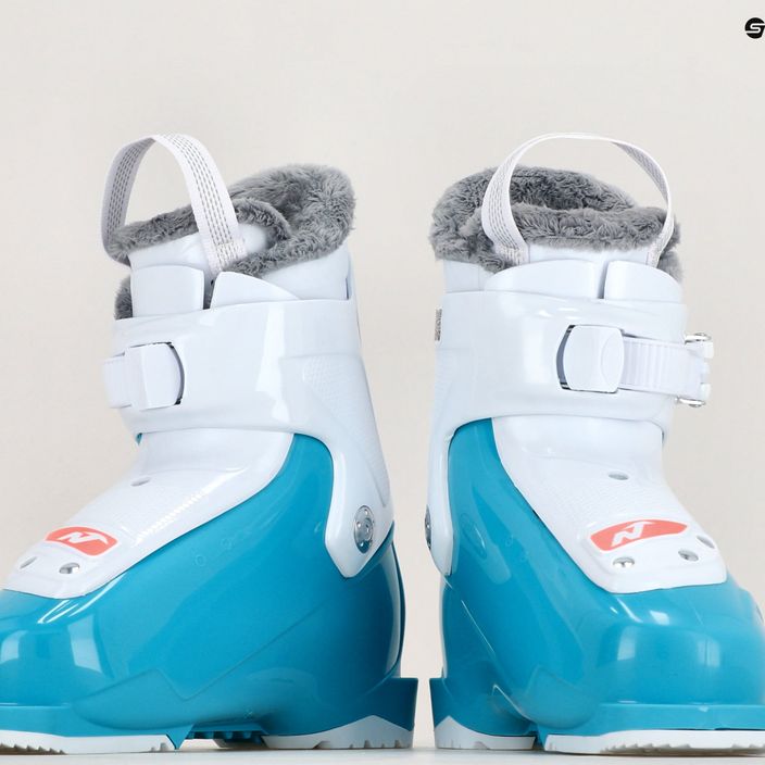 Detské lyžiarske topánky Nordica Speedmachine J1 light blue/white/pink 9