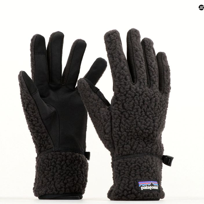 Dámske trekingové rukavice Patagonia Retro Pile Fleece black 7