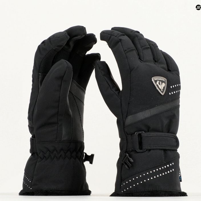 Dámske lyžiarske rukavice Rossignol Nova Impr G black 8