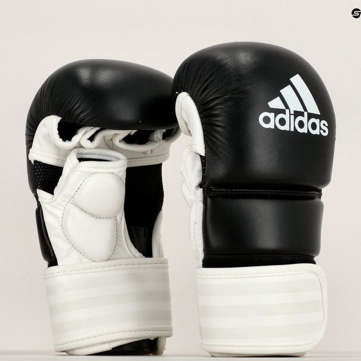 Adidas grapplingové rukavice biele ADICSG061 7